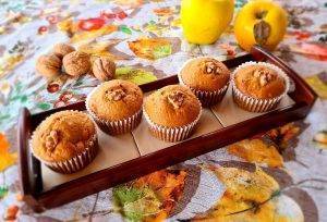 muffin mele noci e cannella