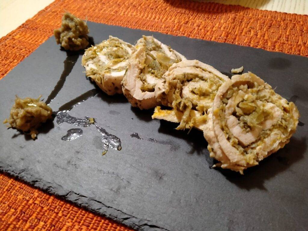 petto pollo ripieno carciofi