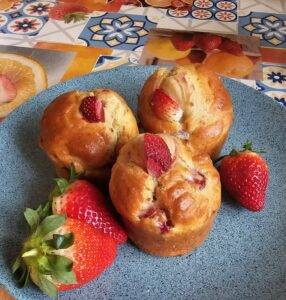 muffin alle fragole