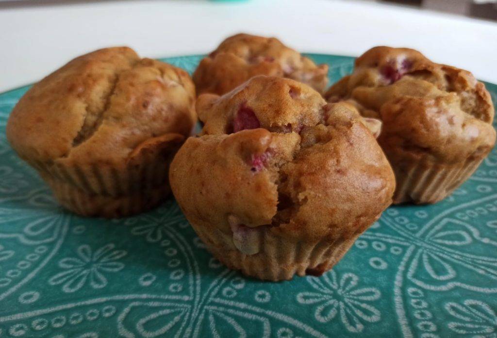 muffin fragole e yogurt
