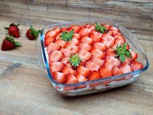 tiramisù light alle fragole
