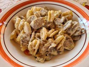 gnocchetti funghi e philadelphia