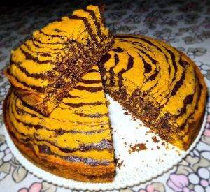 torta zebrata