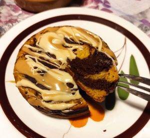 pancake zucca e cacao