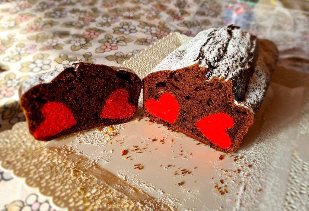 plumcake con cuore