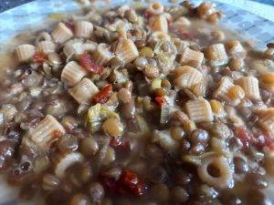 ZUPPA PASTA E LENTICCHIE