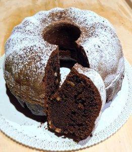 ciambella yogurt greco e cacao 