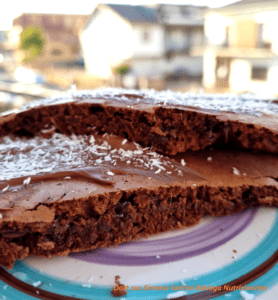 pancake cacao e gocce di cioccolato