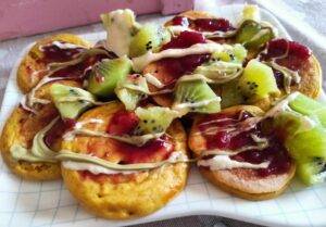 mini pancake alla zucca