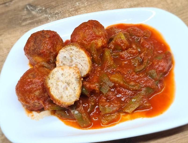 polpette e peperoni