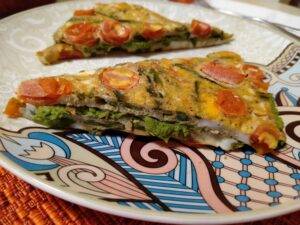 tramezzini di frittata con crema di asparagi