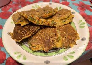 pancake salati con verdure