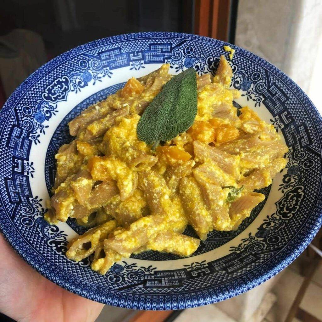 PASTA IN CREMA DI ZUCCA E RICOTTA