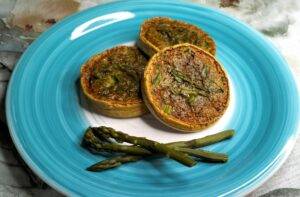 pancake salati con asparagi