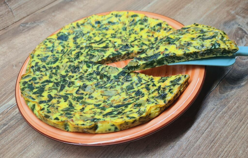 frittata con le bietole