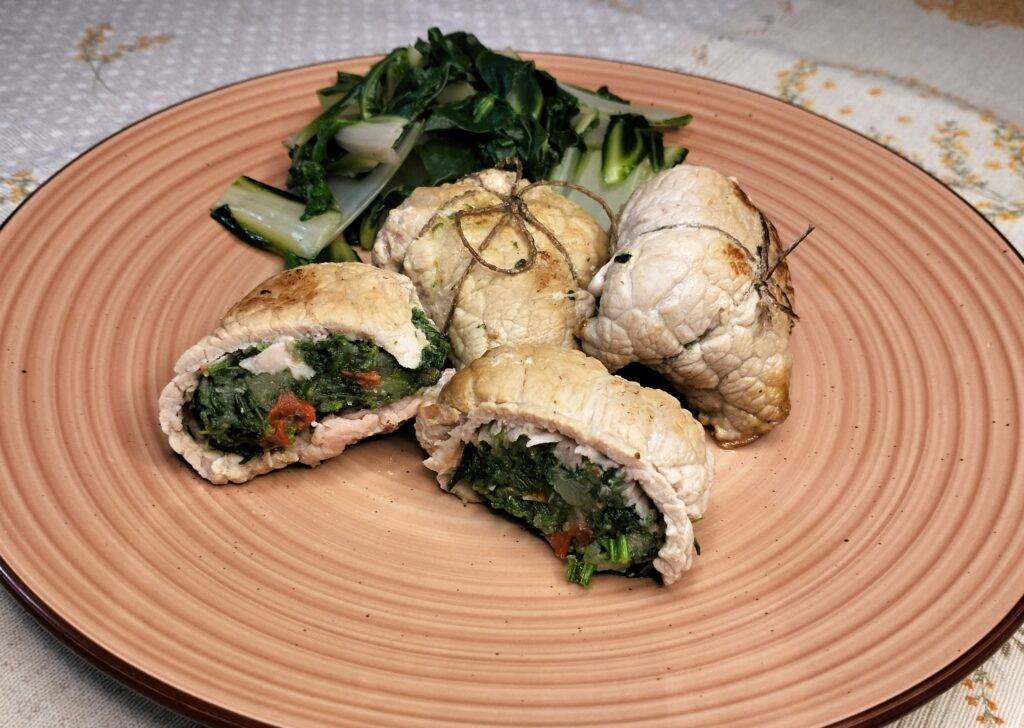 saccottini di vitello con le bietole